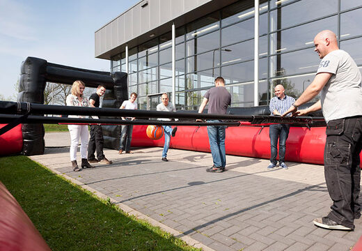 Compre um jogo de matraquilhos preto vermelho com exclusivo sistema deslizante de embarque sem fundo para crianças.