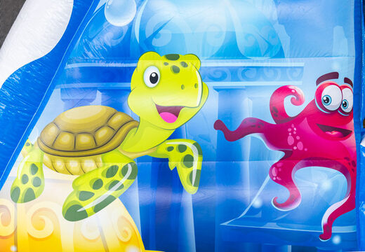 Módulo de percurso de obstáculos base jump animais marinhos