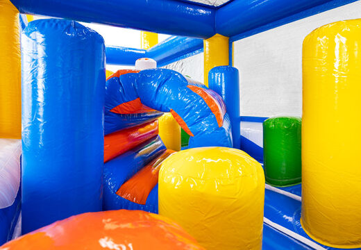 Azul vermelho amarelo verde percurso de obstáculos buraco para rastejar módulo Pillar Dodge