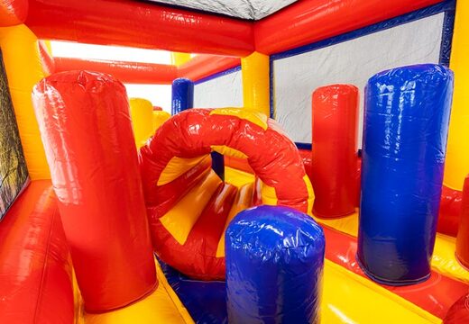 Módulo de pista de obstáculos tema padrão desviador de pilares