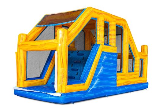 Módulo de salto base do circuito de obstáculos modular em tema de mármore