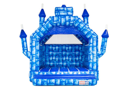 Encomende o Castelo Insuflável Padrão em forma de A com tema Blue Brick online na JB