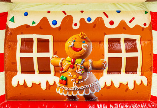 Ilustração do personagem de gingerbread no Combo inflável, encomende na JB Meppel