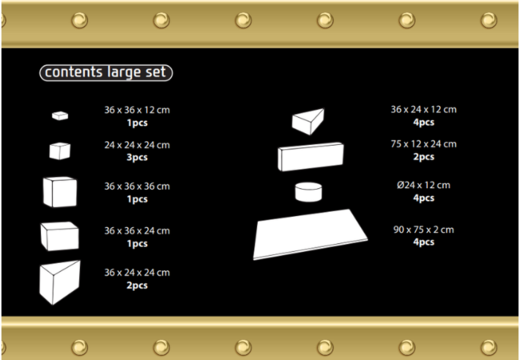 Compre online o conteúdo do conjunto Softplay Large com tema de Piratas - Seaworld