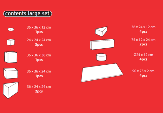 Compre online o conteúdo do conjunto Softplay Large com tema de Montanha-russa