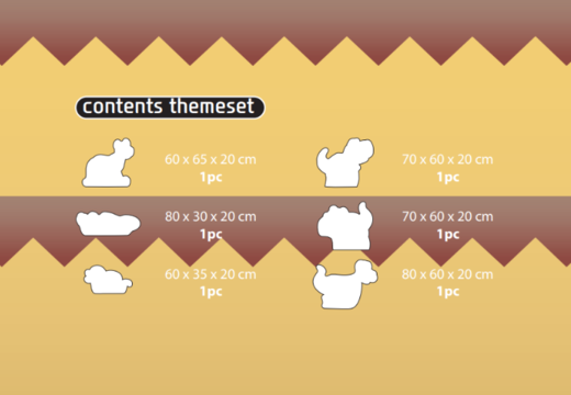 Conteúdo do conjunto temático Softplay em tema de Selva - Dinossauro encomendar online na JB