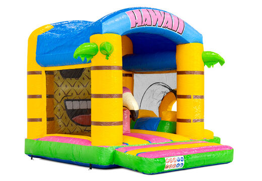 Castelo insuflável coberto bouncy box Hawaii à venda na JB em Meppel