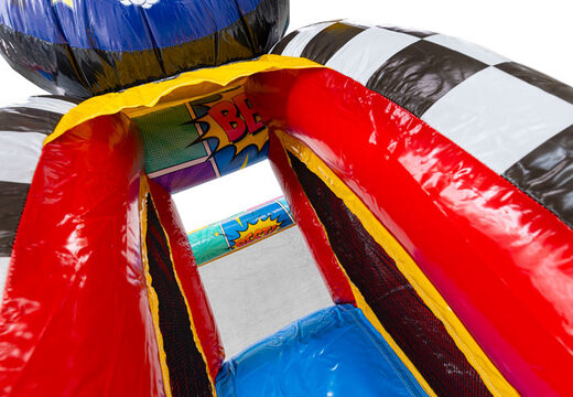 Castelo insuflável em tema de quadrinhos Midi Bounce à venda na JB Inflatables