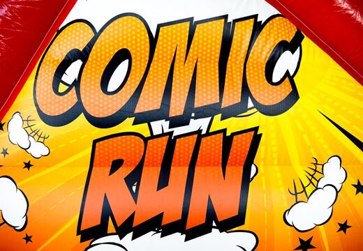 Pista de obstáculos de alta qualidade com tema de quadrinhos coloridos